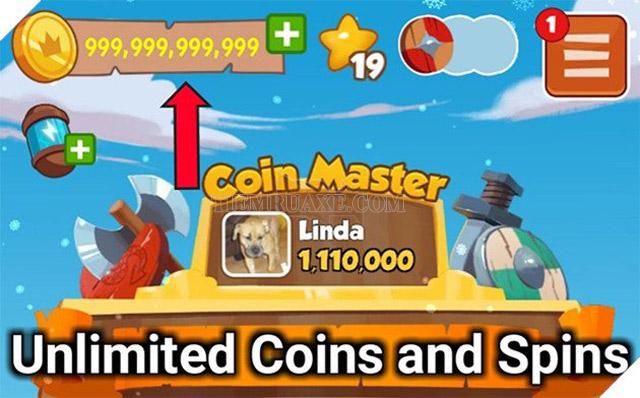 Coin Master Mod Apk hack hàng nghìn coin và spin không giới hạn