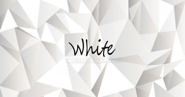 màu trắng là gì
