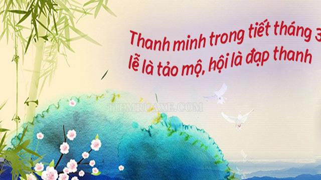 Tết Thanh Minh - ngày lễ quan trọng của Việt Nam