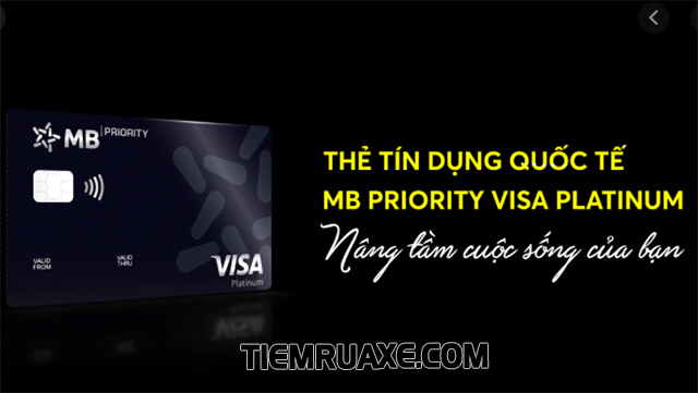 Thẻ đen MBBank - Visa Platinum - đặc quyền dành riêng cho chủ thẻ