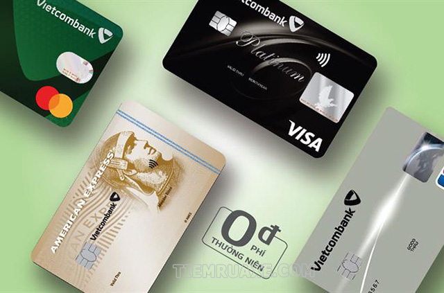 Thẻ ghi nợ quốc tế của ngân hàng Vietcombank có 6 loại phổ biến