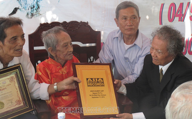 Người sống lâu nhất Việt Nam - cụ Nguyễn Thị Trù thọ 123 tuổi