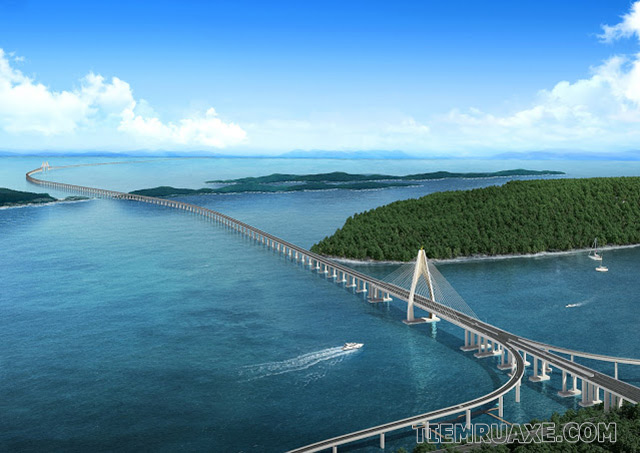 Cầu dài nhất Đông Nam Á nằm ở ở Brunei