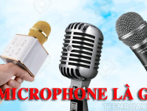 Microphone là thiết bị hỗ trợ quá trình âm thanh đưa ra nguồn phát