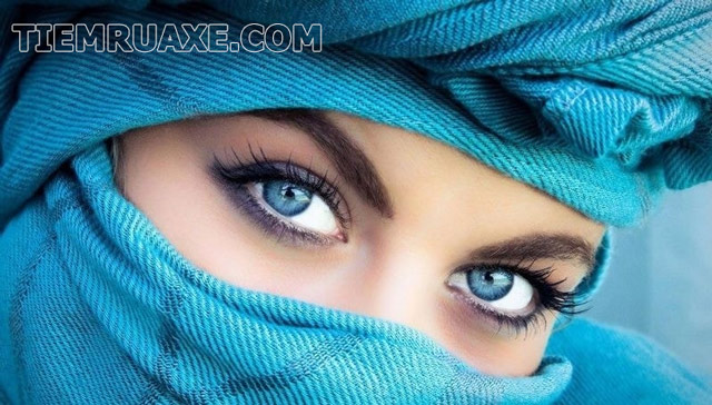 Mắt biếc là màu mắt phổ biến ở những nước châu Âu