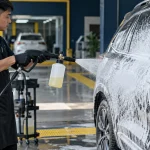 Bình phun bọt tuyết là gì - Tiệm Rửa Xe