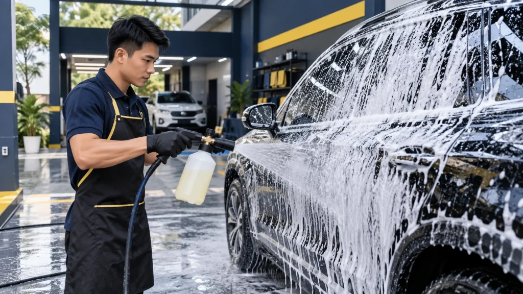 Cách chọn dung dịch rửa xe - Tiệm Rửa Xe