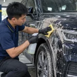 Cách tẩy xi măng bám trên xe - Tiệm Rửa Xe