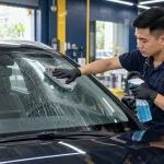 Cách vệ sinh kính ô tô - Tiệm Rửa Xe