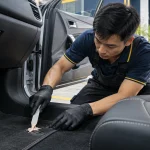 Cách xử lý kẹo cao su dính trên thảm xe - Tiệm Rửa Xe