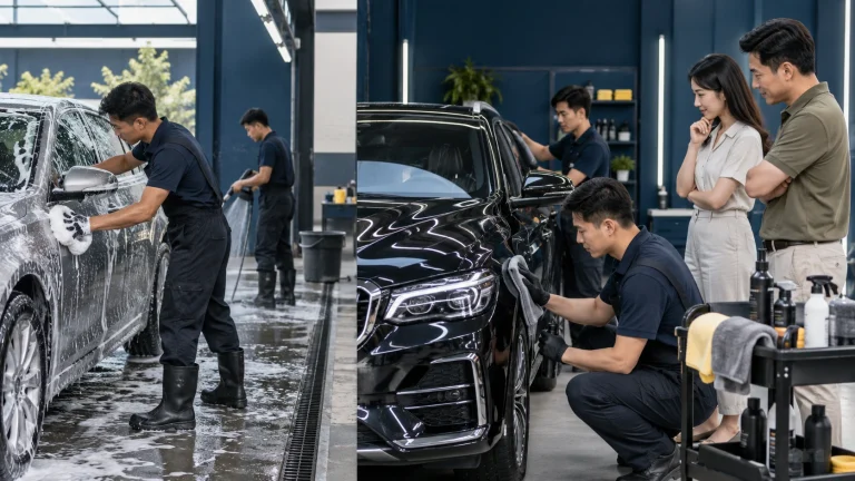 Car detailing khác rửa xe thông thường thế nào - Tiệm Rửa Xe