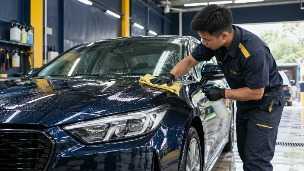 Chăm sóc và bảo vệ sơn ô tô - Tiệm Rửa Xe
