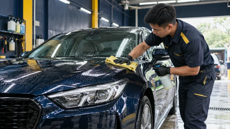 Chăm sóc và bảo vệ sơn ô tô - Tiệm Rửa Xe