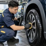 Dung dịch dưỡng bóng lốp xe - Tiệm Rửa Xe