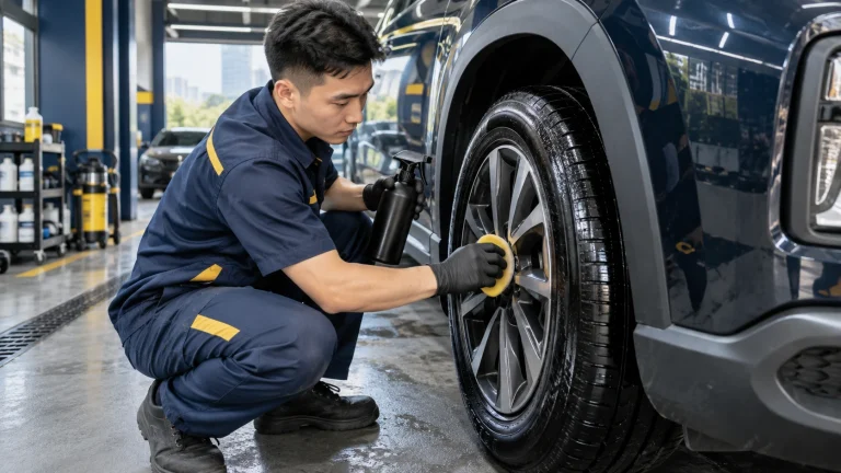 Dung dịch dưỡng bóng lốp xe - Tiệm Rửa Xe