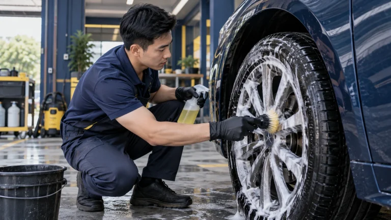 Dung dịch vệ sinh mâm xe là gì - Tiệm Rửa Xe