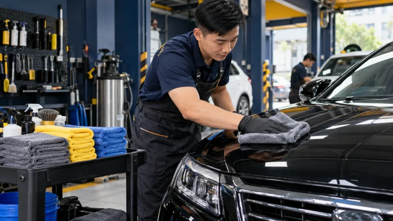 Khăn lau xe loại nào tốt - Tiệm Rửa Xe