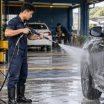 Máy rửa xe bao nhiêu bar là đủ - Tiệm Rửa Xe