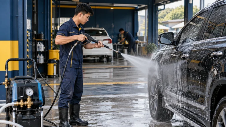 Máy rửa xe bao nhiêu bar là đủ - Tiệm Rửa Xe