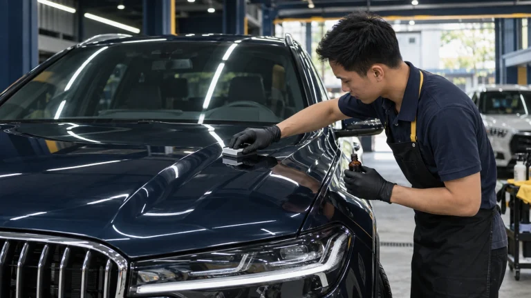 Phủ ceramic ô tô có tốt không - Tiệm Rửa Xe