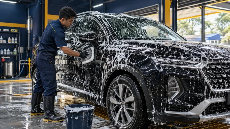 Quy trình rửa xe chuyên nghiệp - Tiệm Rửa Xe