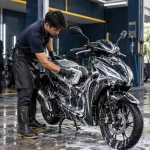 Quy trình rửa xe máy chuyên nghiệp - Tiệm Rửa Xe