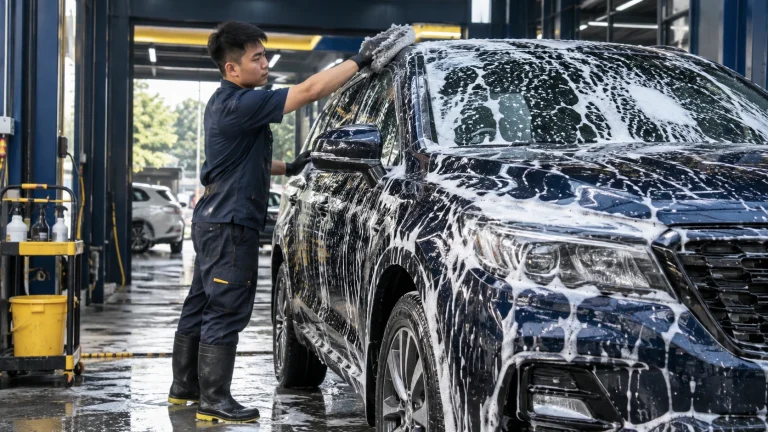 Rửa ô tô từ trên xuống hay dưới lên - Tiệm Rửa Xe