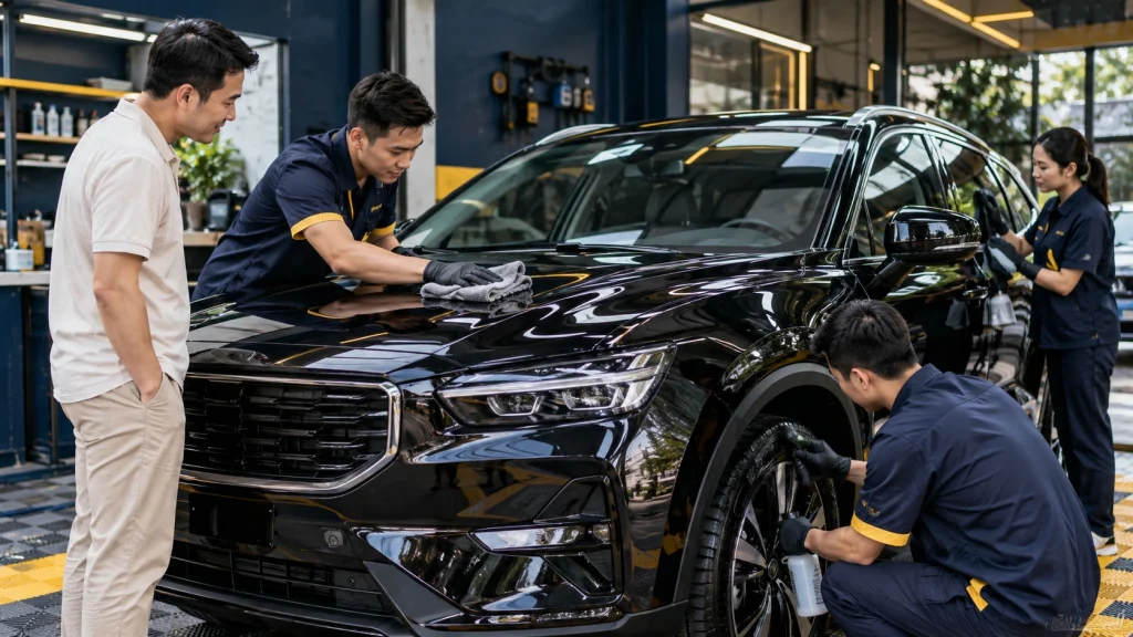 Rửa xe detailing là gì - Tiệm Rửa Xe